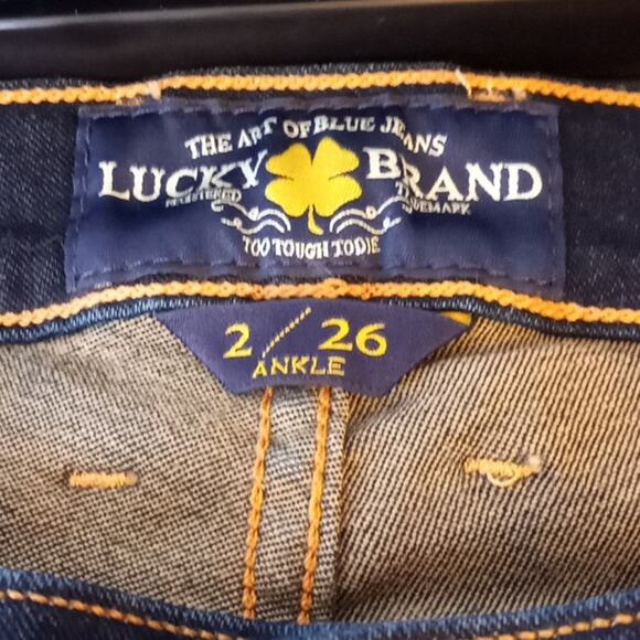 Lucky Brand Sofia Skinny Women's Dark Wash Ankle Jeans Size 2 (26) - Picture 11 of 16